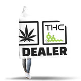 DRUG DEALER - Hooded Blanket - CBD - THC - HTBADD