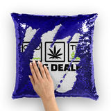 DRUG DEALER - ﻿Sequin Cushion Cover - CBD - THC