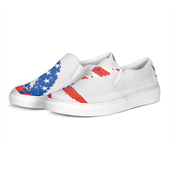 American Cannabis Slip-On Canvas Shoe