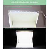 Portable Folding Lightbox Photography Studio Softbox LED Light Soft Box for DSLR Camera Photo Background Dropshipping & Wholsale