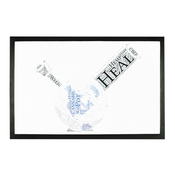 Heal The World Bong ﻿Sublimation Doormat