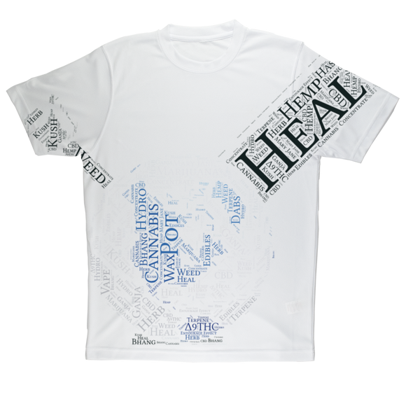 Heal The World Bong ﻿Sublimation Performance Adult T-Shirt