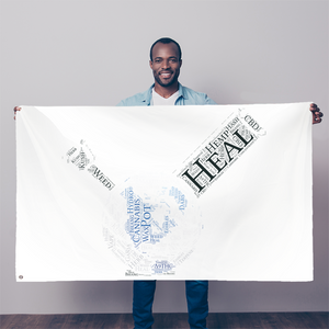 Heal The World Bong ﻿Sublimation Flag