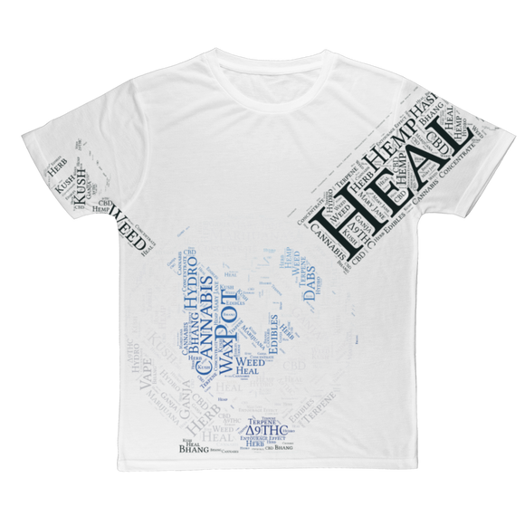 Heal The World Bong ﻿Classic Sublimation Adult T-Shirt