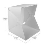 Portable Folding Lightbox Photography Studio Softbox LED Light Soft Box for DSLR Camera Photo Background Dropshipping & Wholsale