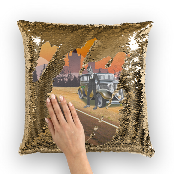 Alien OG ﻿Sequin Cushion Cover