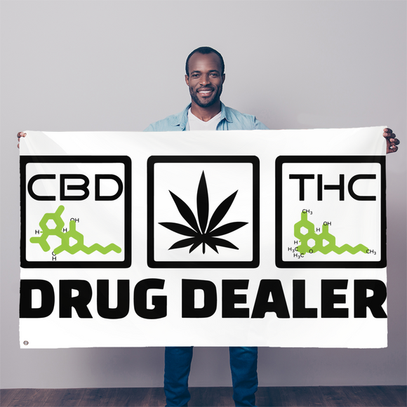 DRUG DEALER - Flag - CBD - THC