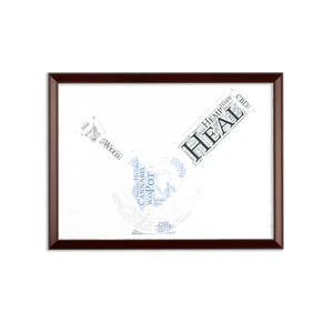 Heal The World Bong ﻿Sublimation Wall Plaque