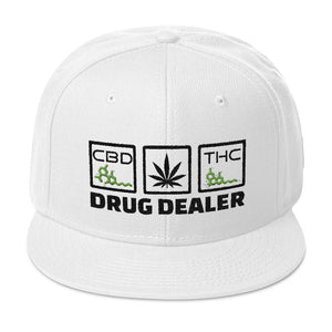 DRUG DEALER - Flat Bill Snapback Hat