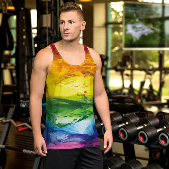 Drinks - Rainbow - Unisex Tank Top