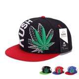 Women Men Vogue Sreet Hemp leaf Embroidery Baseball Caps Maple leaves Chapeu Gorras Casquette Hiking snapback cap Hip Hop hats