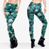 3D Cannabis Leggings