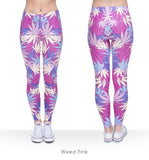 3D Cannabis Leggings