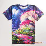 Cool Tees - Bad Trip = A Psychedelic Vision Of Melting Mushrooms T-Shirt