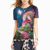 Cool Tees - Bad Trip = A Psychedelic Vision Of Melting Mushrooms T-Shirt