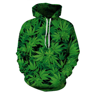 3D Cannabis hoodie