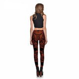 Psychedelic - Copper Skull Leggings