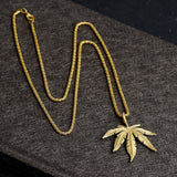 Cannabis Leaf Necklace