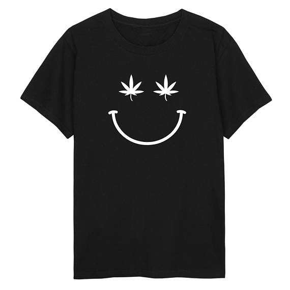 Smiley Cannabis T