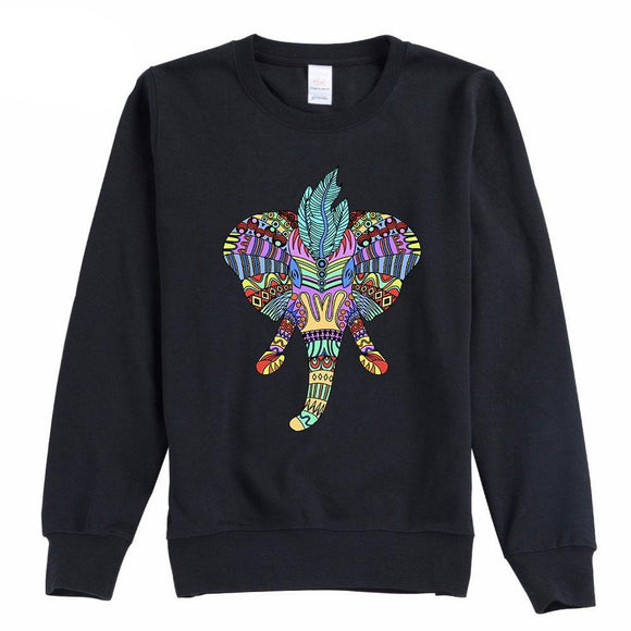 Psychedelic Elephant Sweatshirt