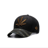 2017 New Rainbow Patchwork Spring Hemp Leaves Baseball Caps For Women Men Fashion Camouflage Brim Hip Hop Snapback Hats Leaf Cap