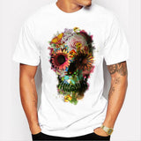 Cool Tees - Skull Of Flowers T-Shirt