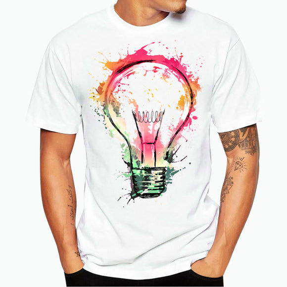 Cool Tees - Multicolor Idea Light Bulb T-Shirt