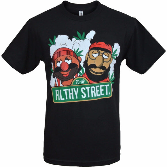 Cheech & Chong - Filthy Street Muppets T-Shirt