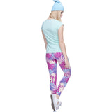 Pink Cannabis Leggings