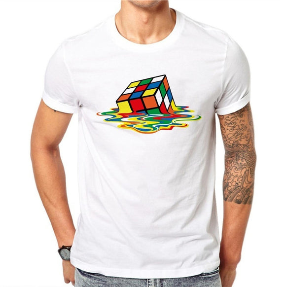 Cool Tees - Melting Rubik's Cube T-shirt