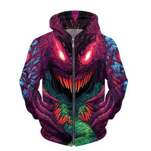 Psychedelic - Hyper Beast Zip Hoodie