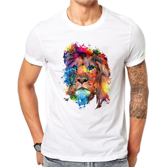 Cool Tees - Multicolor Lion T-Shirt