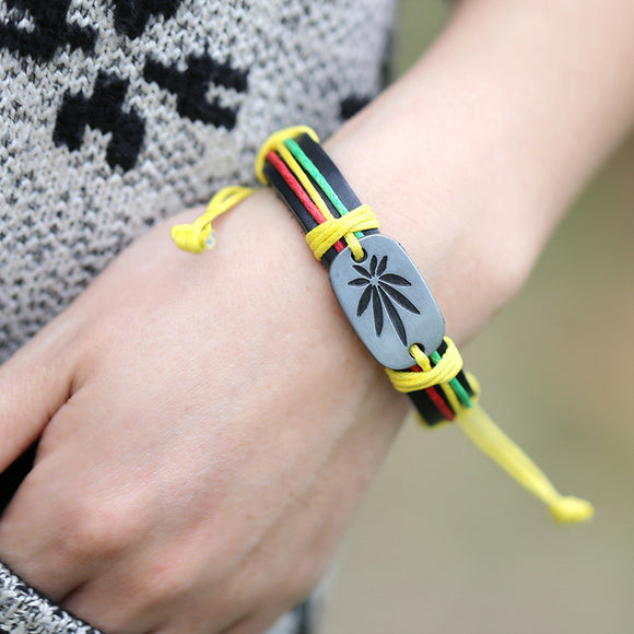 Handmade Cannabis Wristband Cannabis