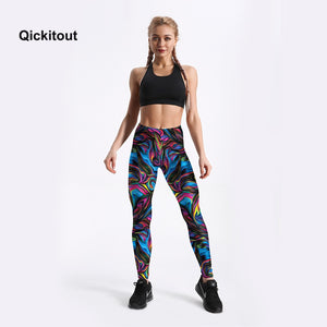 Psychedelic - Multi-Color Vortex High Waist Leggings