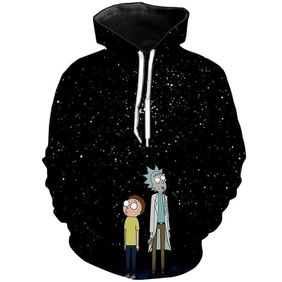 Rick and Morty Hoodie - Uh Oh Morty