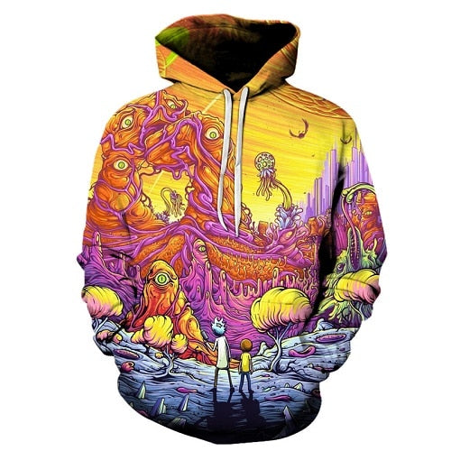 Rick and Morty Hoodie - Look Morty 2