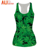 Cannabis Camisole Crop