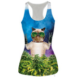 Cannabis Camisole Crop