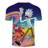 Rick And Morty Short Sleeve O-neck Tee - Runnin Rick