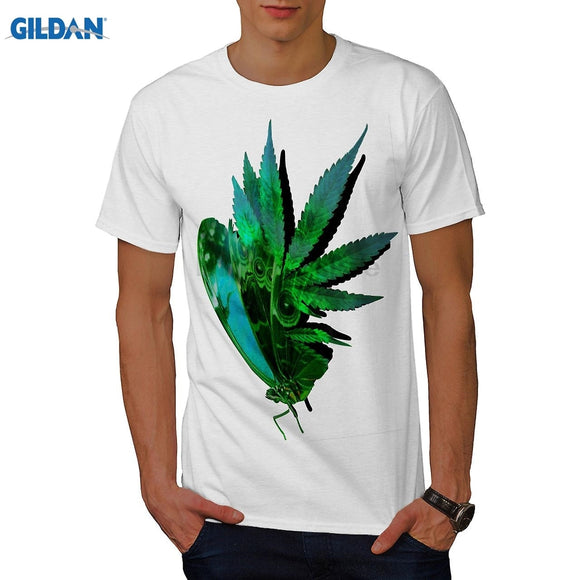 GILDAN Cannabis Butterfly T-shirt