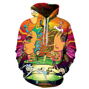 Rick and Morty Hoodie - Alternate Universes