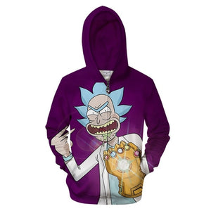 Rick and Morty Hoodie - Rick Gauntlet