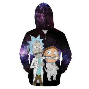 Rick and Morty Hoodie - Rick "WTF!"