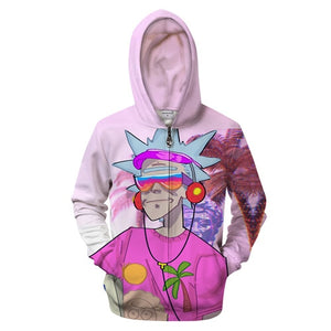 Rick and Morty Hoodie - Retired Rick Multiverse