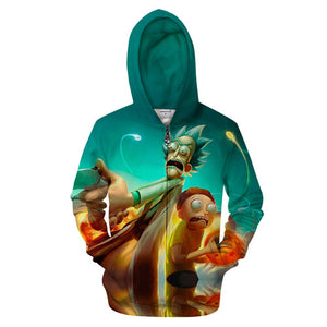 Rick and Morty Hoodie - Rick "We Gotta Kill Em Morty!"