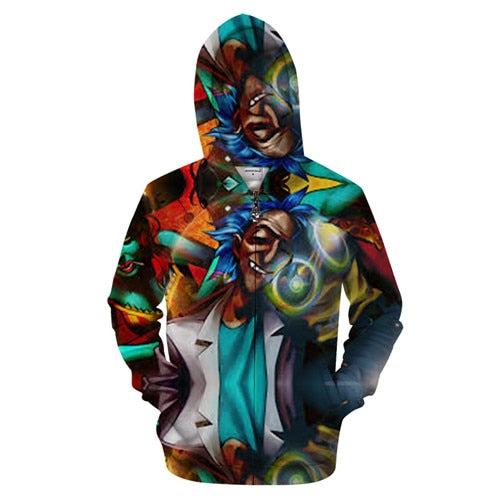 Rick and Morty Hoodie - Young Rick Art