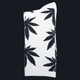 Comfortable High Quality Cotton Socks Cannabis Leaf Casual/Long