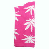 Comfortable High Quality Cotton Socks Cannabis Leaf Casual/Long