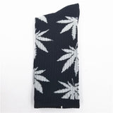 Comfortable High Quality Cotton Socks Cannabis Leaf Casual/Long