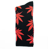 Comfortable High Quality Cotton Socks Cannabis Leaf Casual/Long